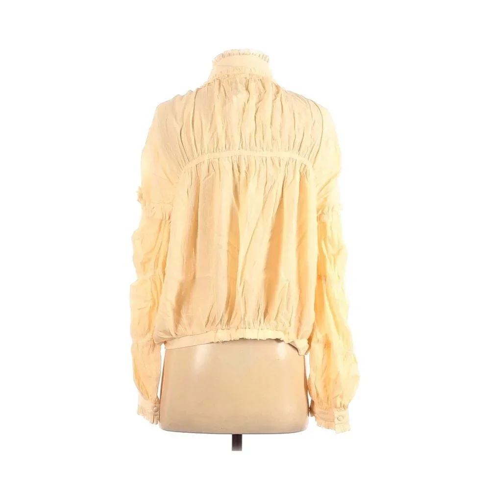 Ella Blue Jacket Top Women Size Medium - Picture 2 of 9